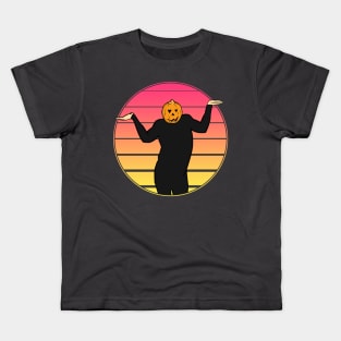 Dancing Pumpkin Man Kids T-Shirt